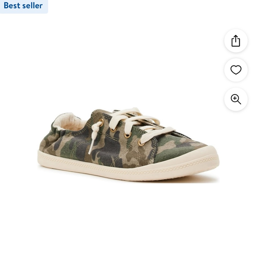 Time and Tru Women's Scrunch Back Slip-On Sneaker